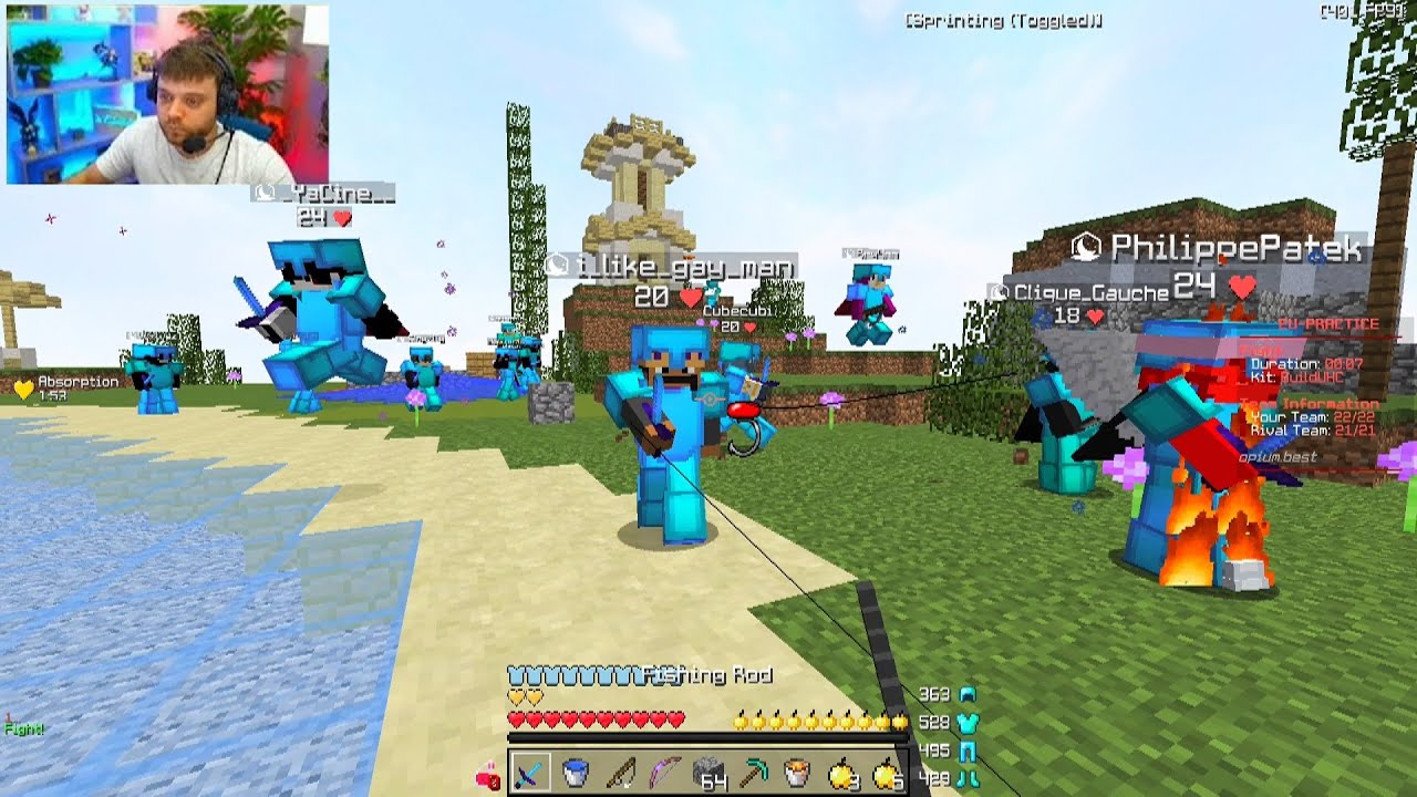 Le Meilleur SERVEUR Minecraft PvP PRACTICE Français !