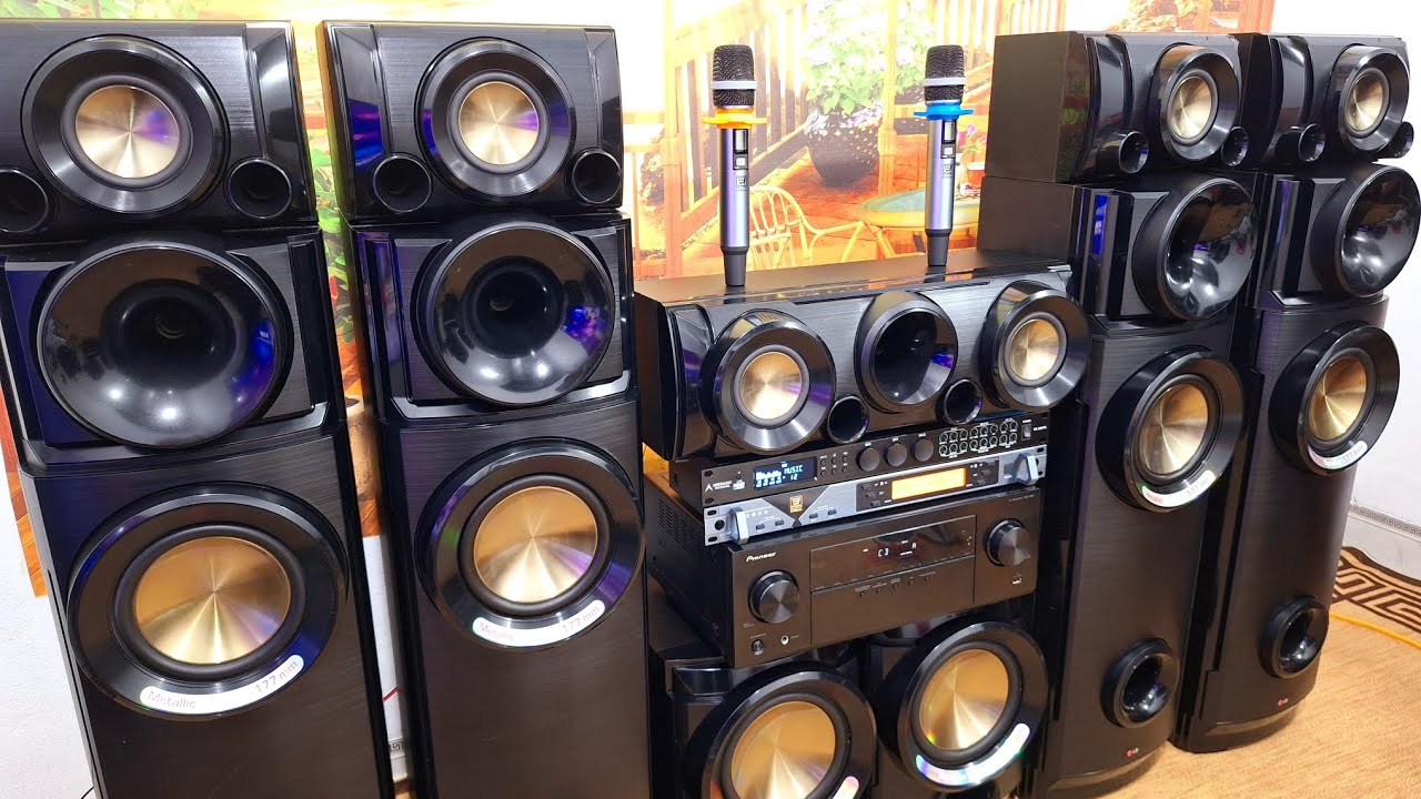 Quá hay quá khủng quá đẹp 2400w dàn karaoke LG Pioneer nghe hay hát sướng chống hú cực nhẹ0965748574