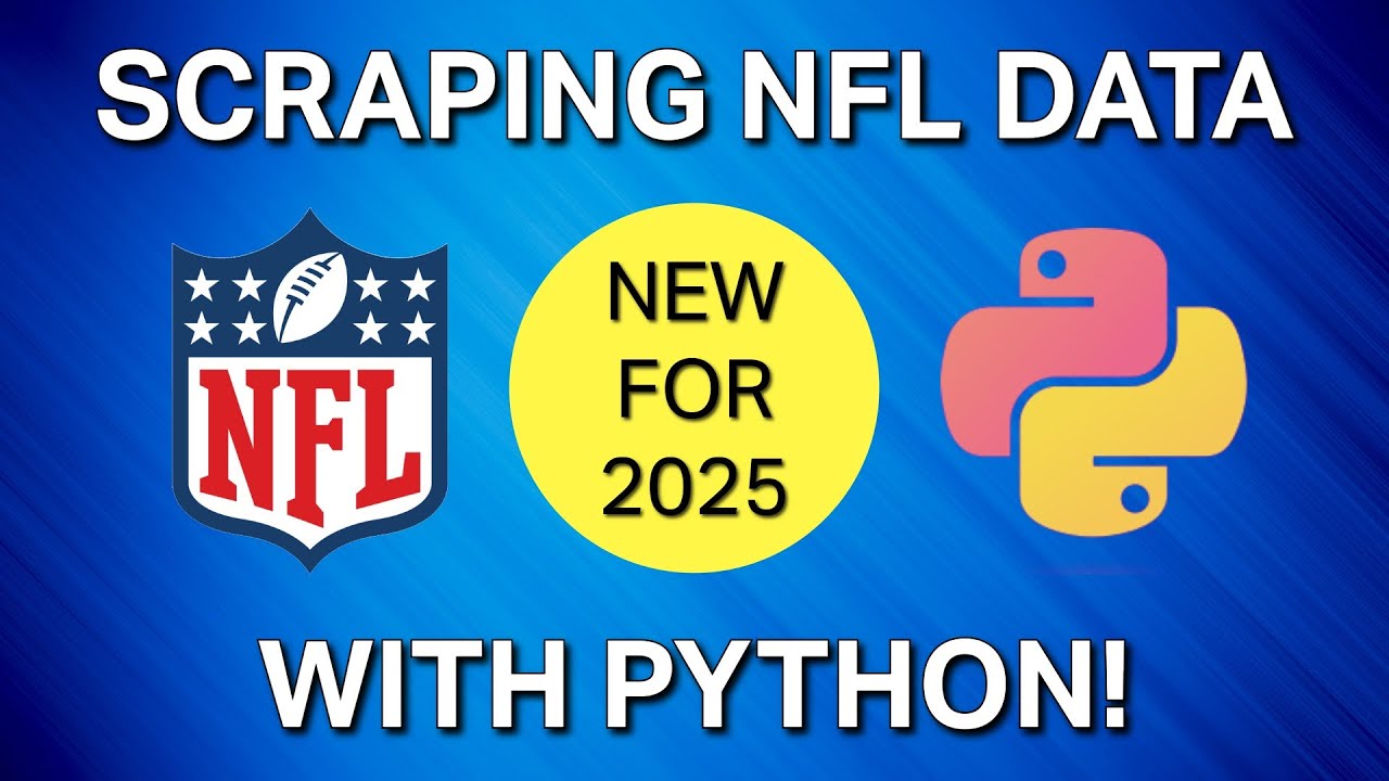 СБОР ДАННЫХ NFL И НЕ ТОЛЬКО С ПОМОЩЬЮ PYTHON! НОВИНКА 2025 ГОДА!