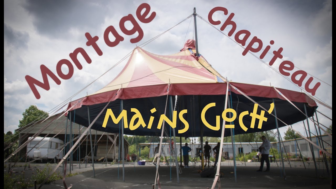 Montage chapiteau Mains goch' Abbeville
