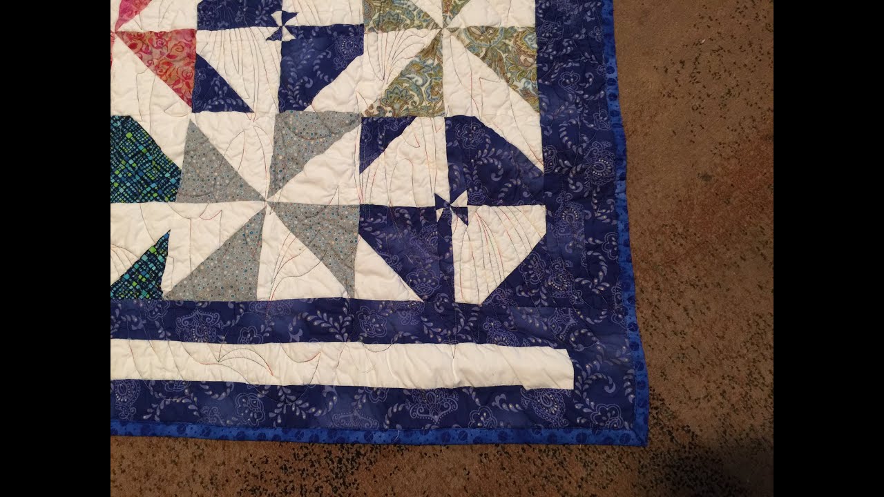 Quilt Binding Without Binding (On a Large Quilt)