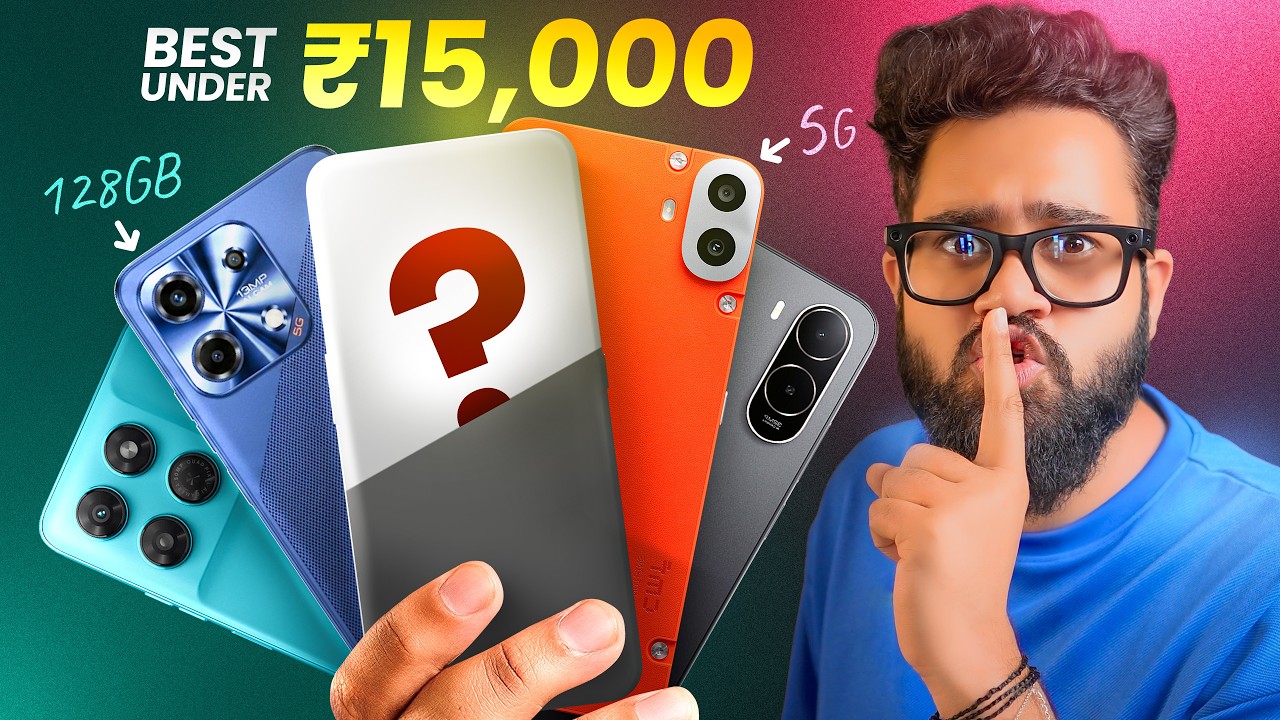 Top 5 Best Mobile Phones Under ₹15000⚡Amazon & Flipkart Sale 2026 | Best Phone Under 15000 😱