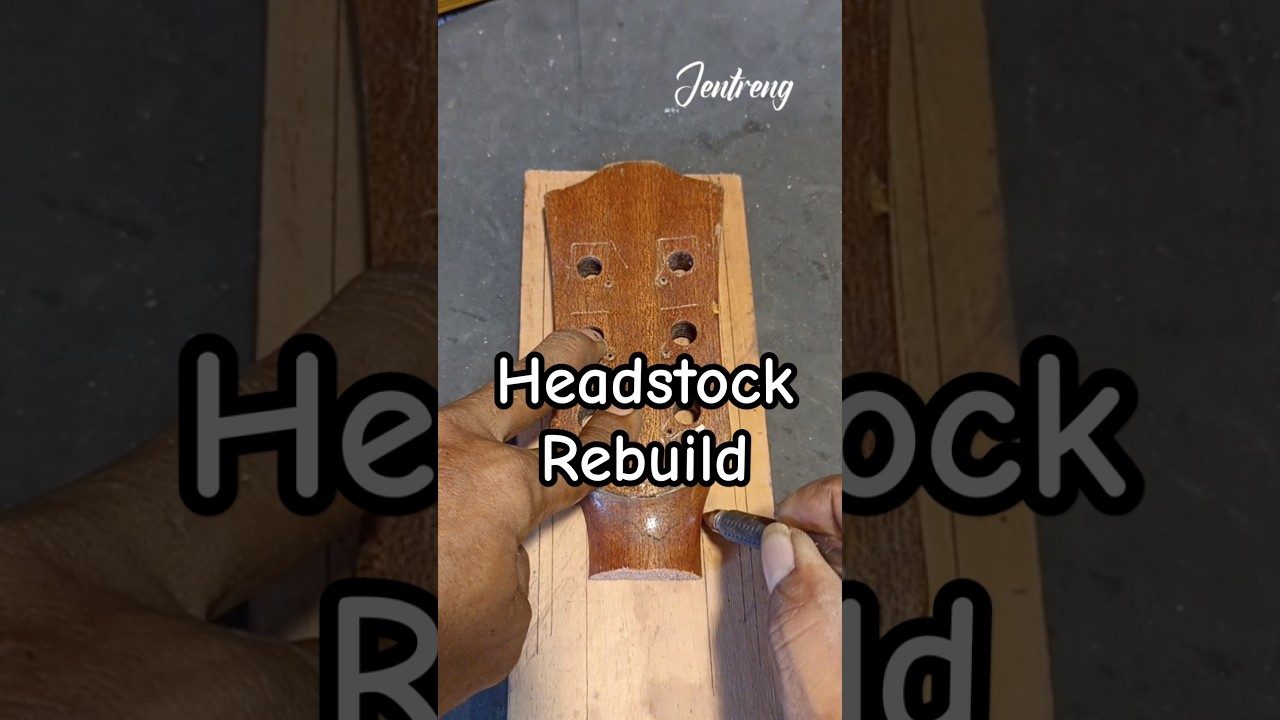 gitar ini mudah patah. #guitar #repairing #guitarluthier #woodworking