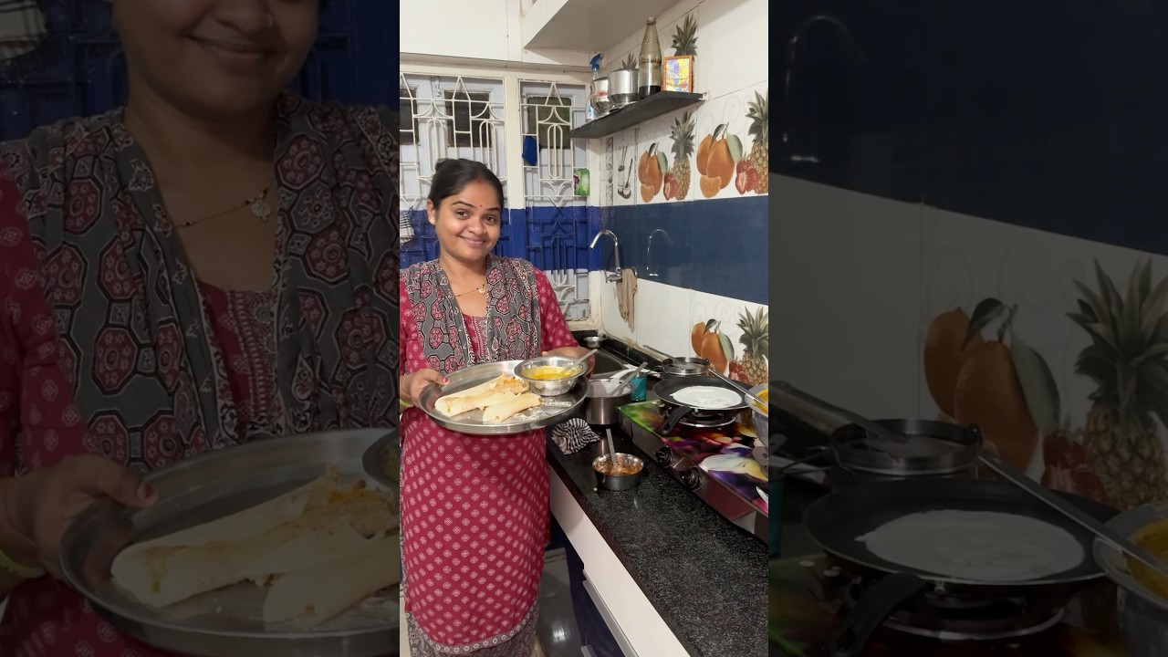 અચાનક ઢોસા બનાવવા પડ્યા ✨🔥Gujarati Mini vlog #minivlog #shorts #gujrativlog #dailyvlog