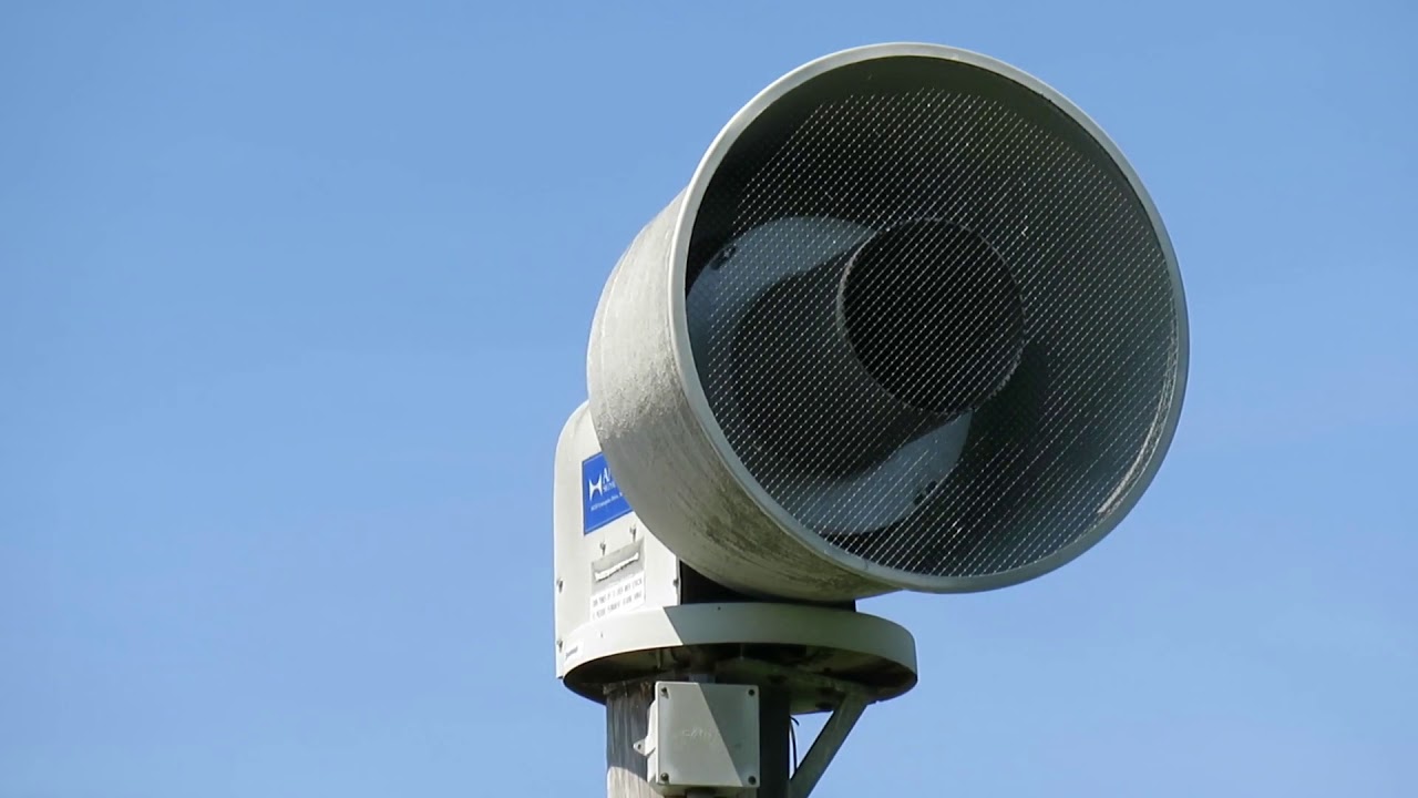 American Signal RM-127 Siren Test (Short Alert and Attack) Kettering, Ohio 6-1-20