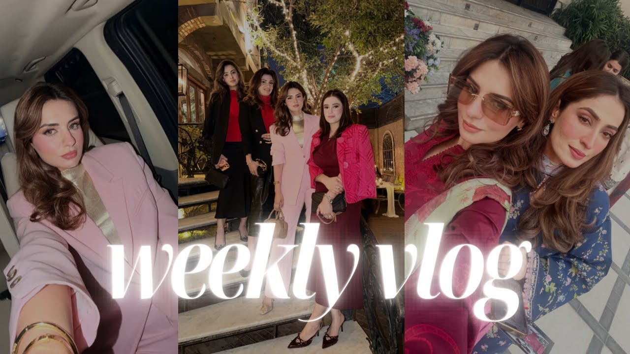 Sister’s birthday 🎂 / Valentines Dinner ❤️ Lawn Launch 🌸 Grocery Shopping 🛍️ First day of Ramadan 🌙