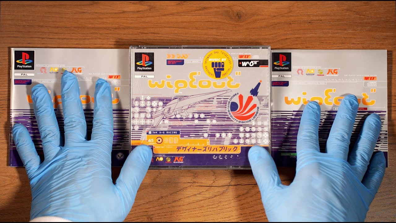Unboxing Wipeout Playstation PSX