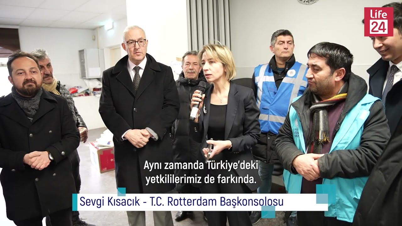 Rotterdam Belediye Başkanı Ahmed Aboutaleb - Rotterdam Başkonsolosu Sevgi Kısacık-Mevlana Camii