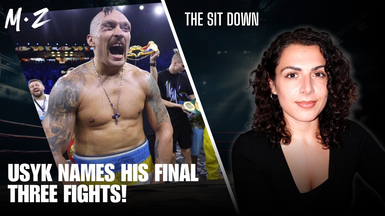 Oleksandr USYK Reveals FINAL 3 Fights Before Retirement.. And It's Not What You Think! | MELISSA ZAD