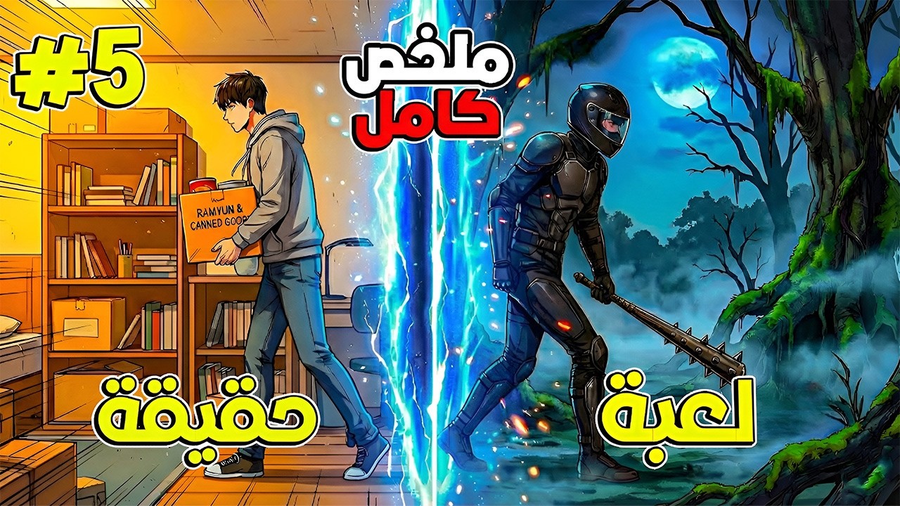 ملخص كامل1️⃣~5️⃣شاب فاشل حياته بتدمر😱ولاكن فجاه بيلاقي العالم🔥اتحول للعبة اللي كان بيلعبها👿|قصة كانج