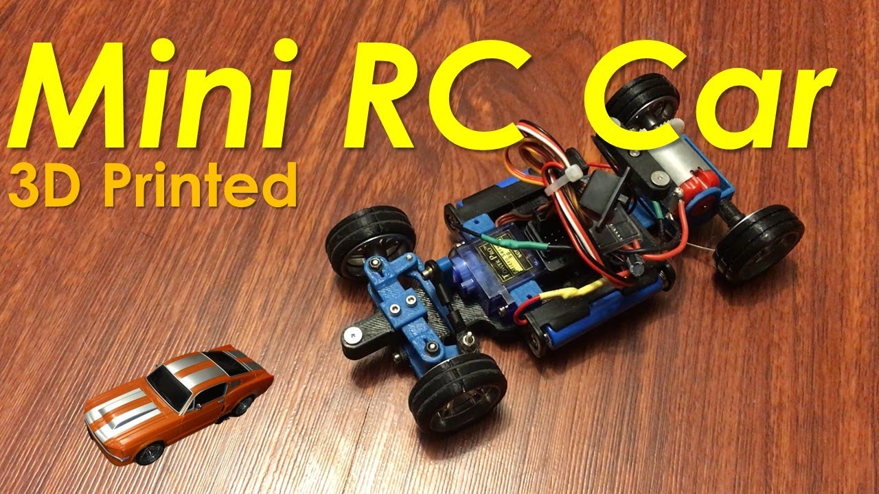 Make a Mini RC Car with 3D Printer and Mini 4WD Parts