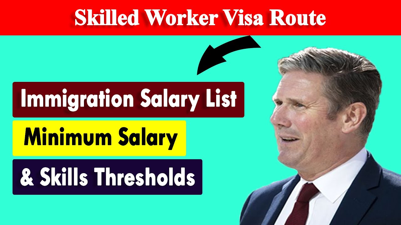 What is Immigration Salary List, Minimum Salary and Skills Thresholds