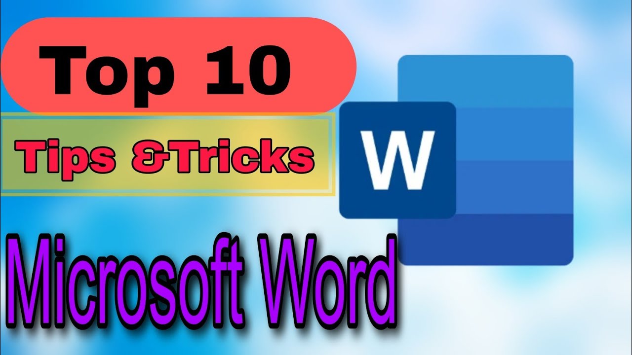 MS Word Top 10 Tips &Tricks 2023 |Microsoft office Tips And Tricks | MS Word Tutorials 2023