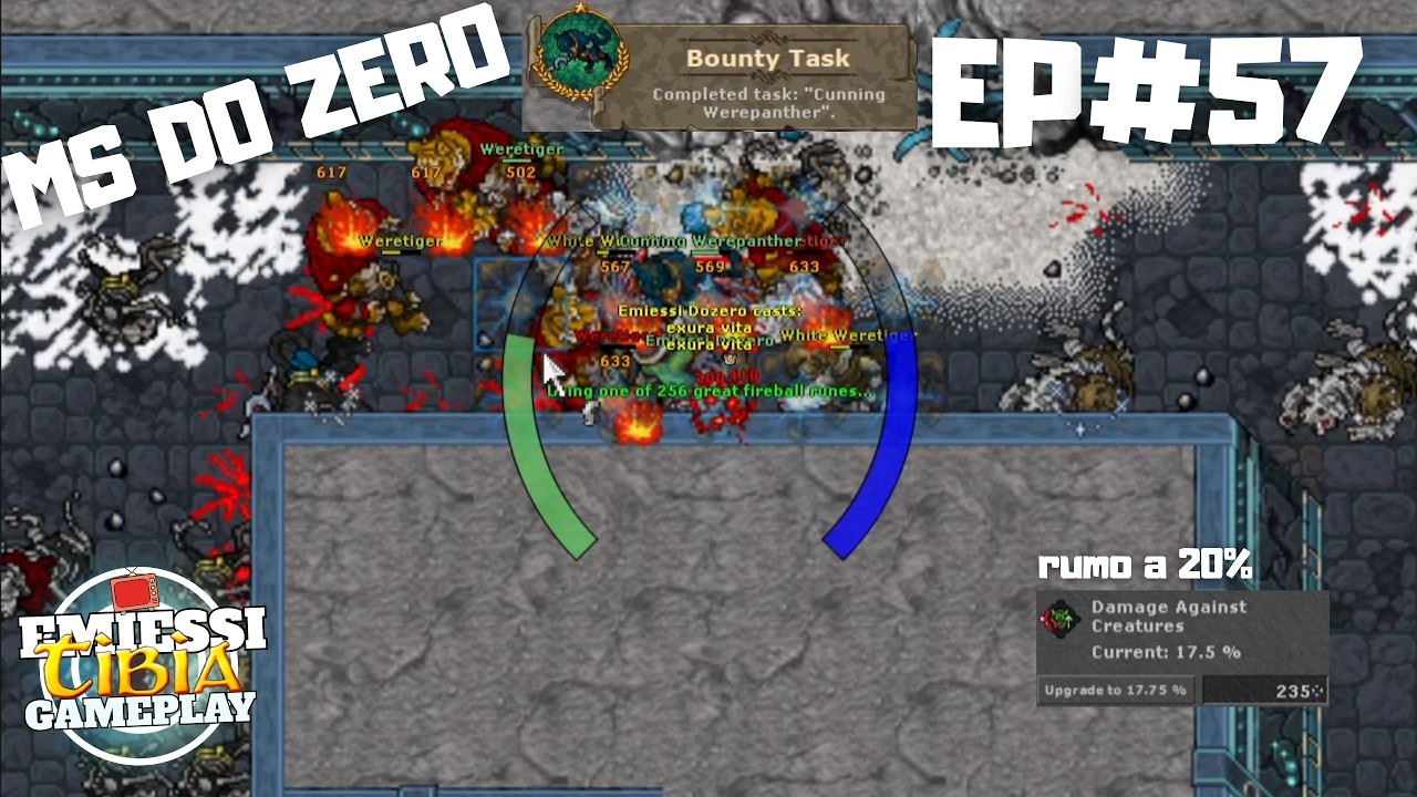 EP 57 - 17,5% de damage no talismã e mais bounty tasks