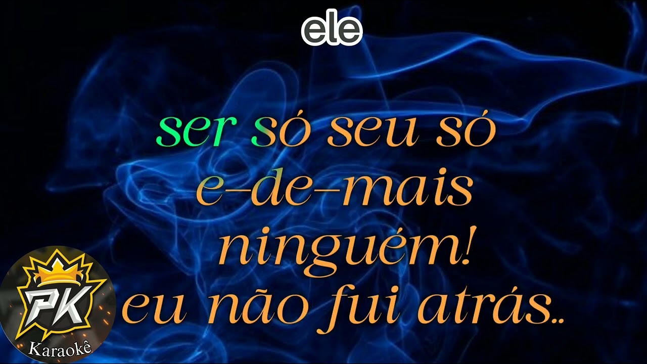 Karaokê de calcinha preta versos e promessas
