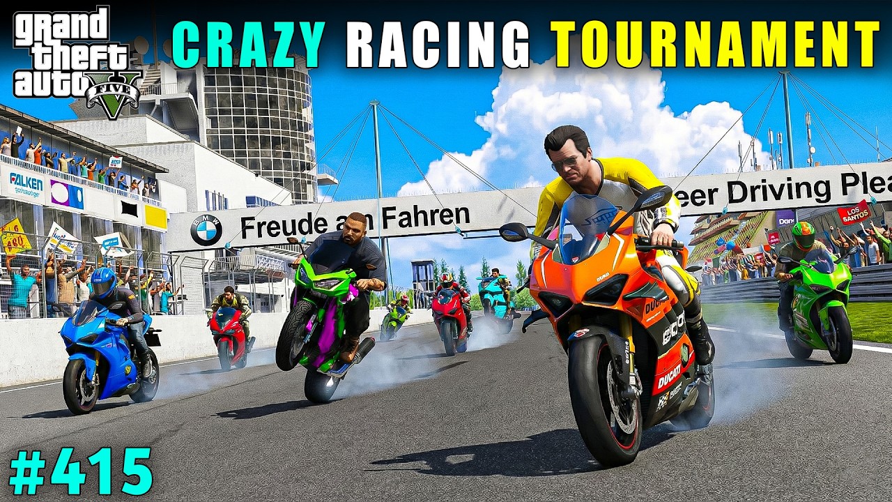 THE CRAZIEST RACING TOURNAMENT EVER🏆! | GTA V GAMEPLAY #415
