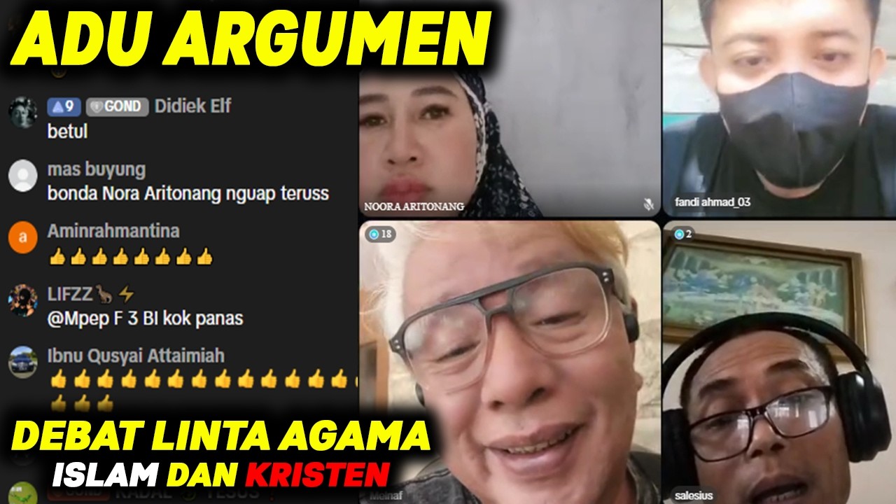 🔴 LIVE Duel Argumen Lintas Iman Islam Dan Kristen Tentang Ketuhanan Dan Keselamatan