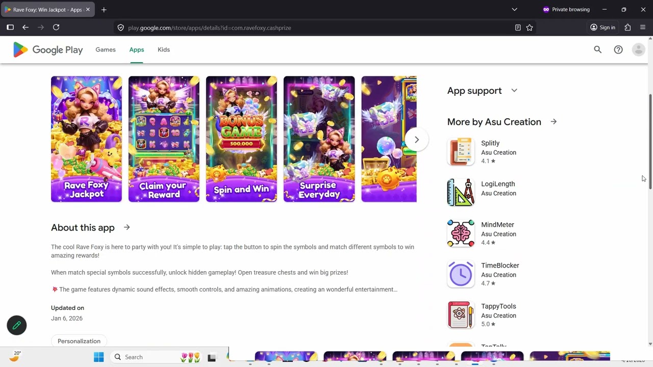 Rave Foxy Win Jackpot App Review | Is it Real or Fake