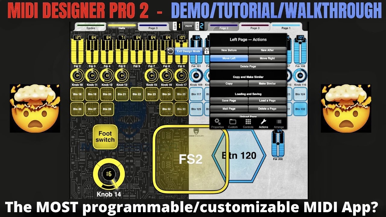 Midi Designer Pro 2 - The most CUSTOMIZABLE Midi App I've EVER used!