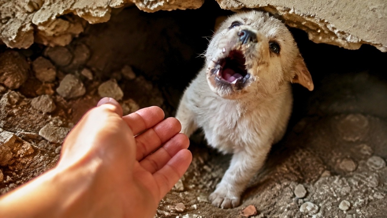 We Rescued a Screaming Puppy