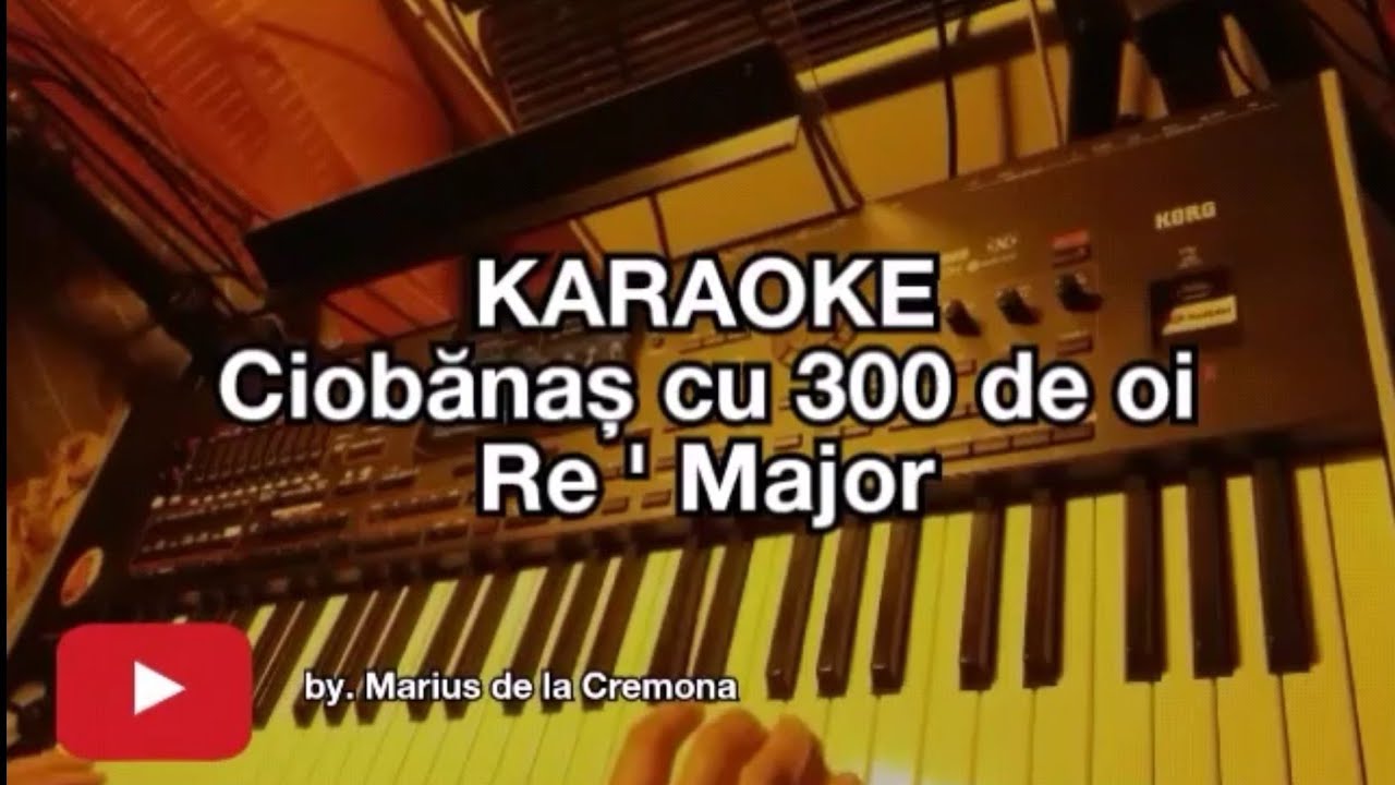 🐑Ciobănaș cu 300 de oi (Re ' Maj) - KARAOKE (cover Ioana Radu& Mia Braia)