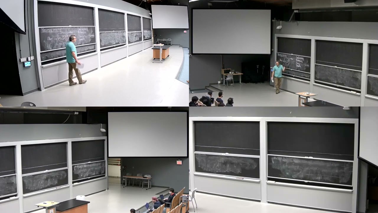 6.858 Spring 2022 Lecture 17: Messaging security