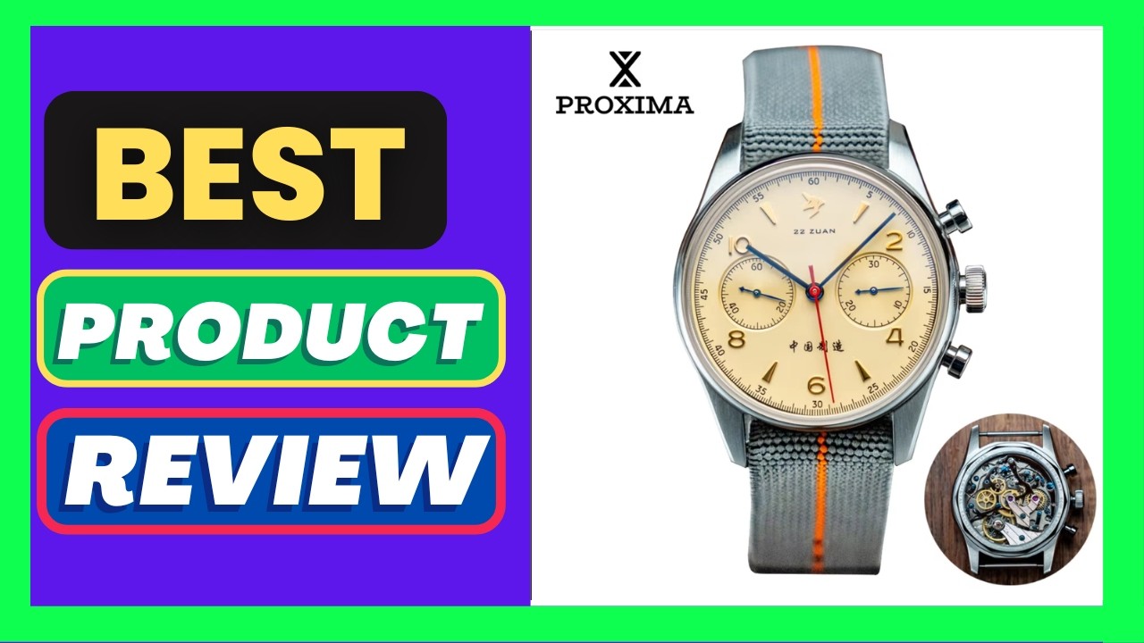Proxima PX1716 39MM Men Chronograph Mechanical Wristwatches
