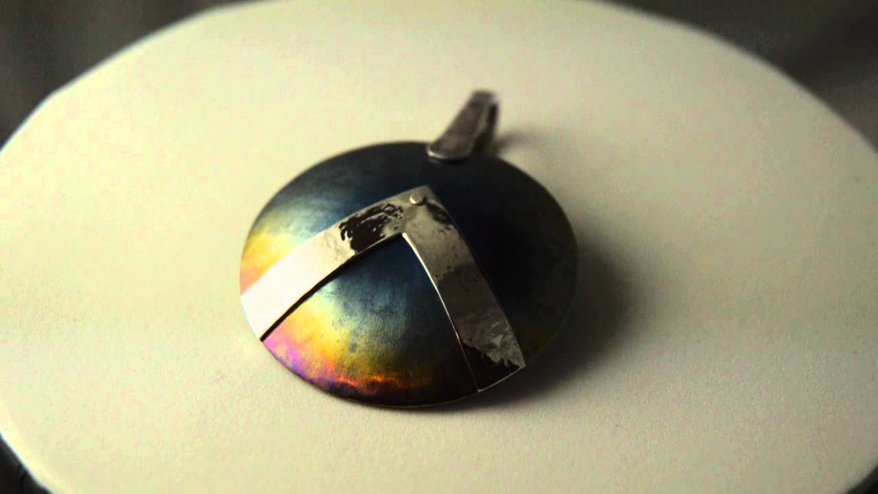 Titanium Spartan Shield Pendant by MaxShock