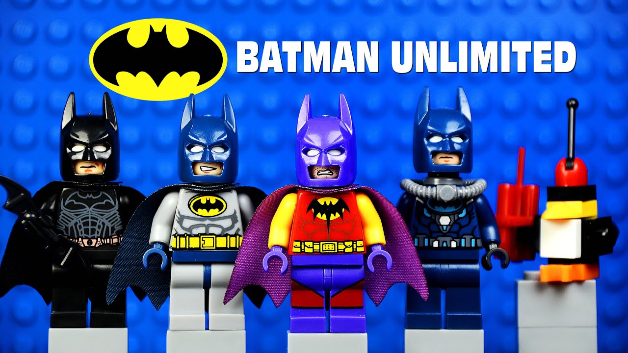 LEGO Batman Unlimited with The Dark Knight & Planet-X Batman of Zur-En-Arrh Unofficial Minifigures