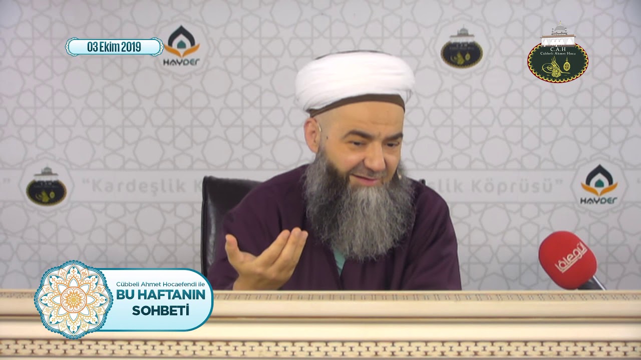 Bu Haftanın Sohbeti 03 Ekim 2019