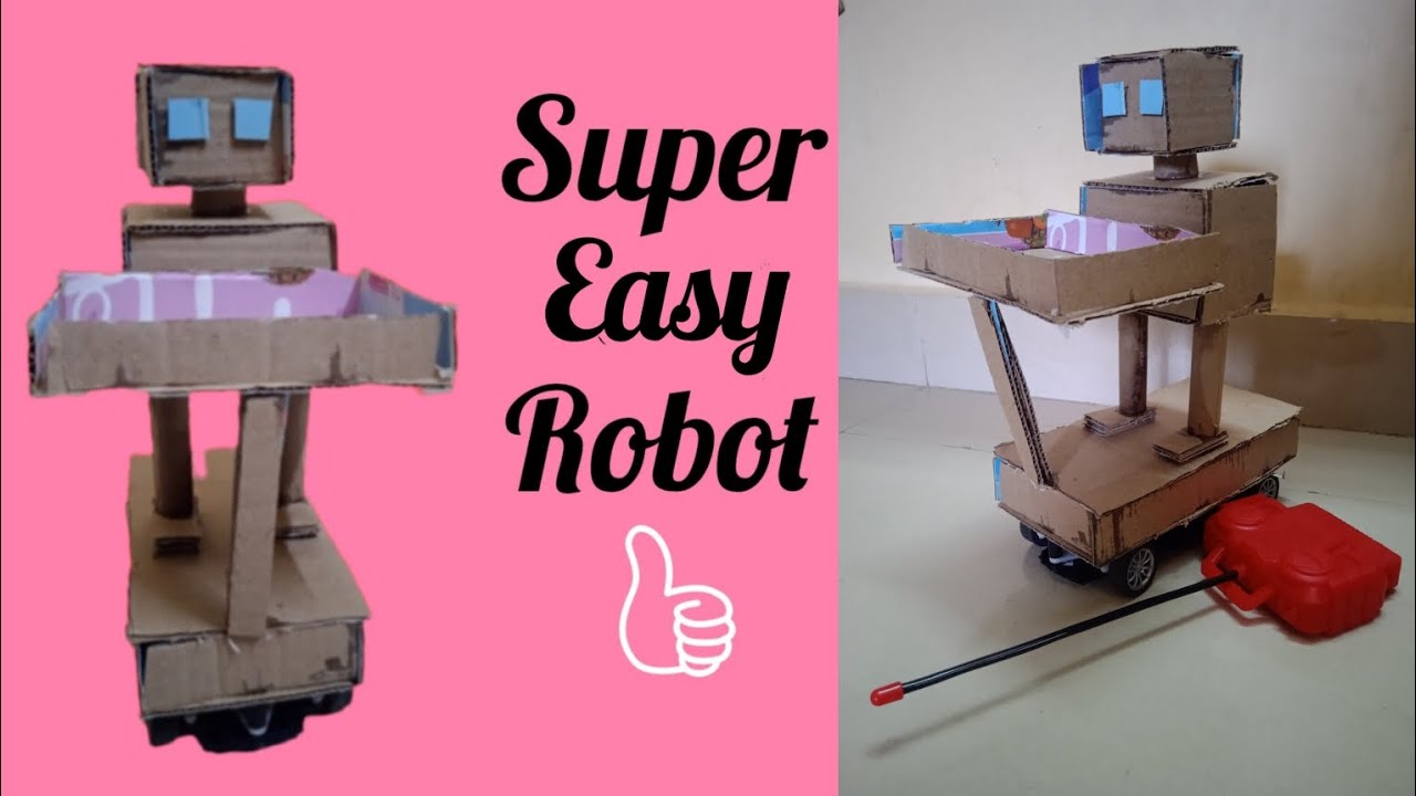 Amazing Robot making| at home |cardboard Robot✨
