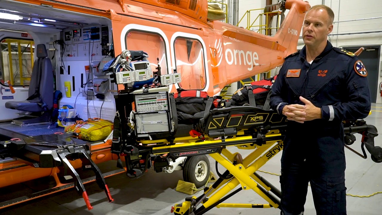 Ornge unveils HeliMods stretcher system