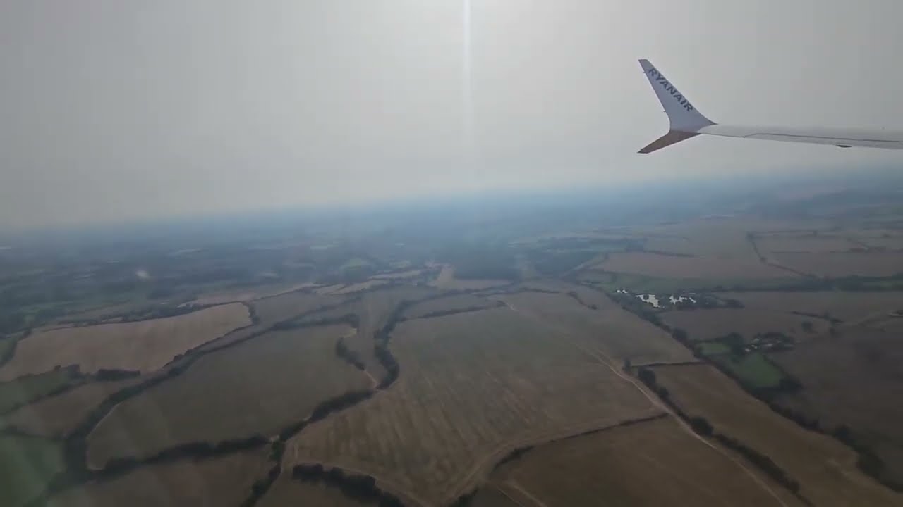 Landing at Stansted Airport