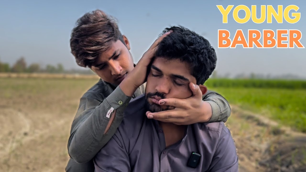 Most Relaxing ASMR Head Massage Experience | Young Barber Ali #massage
