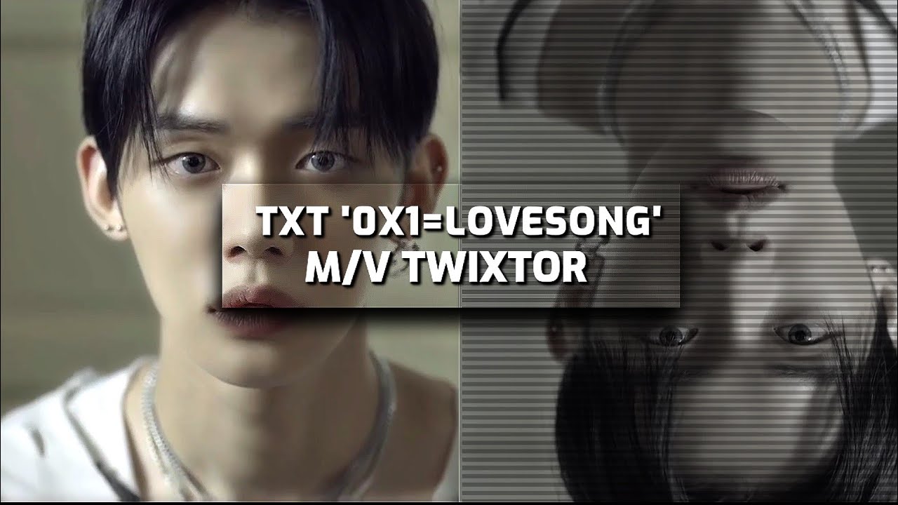 TXT '0X1=LOVESONG (I Know I Love You) M/V Twixtor clips for Edits