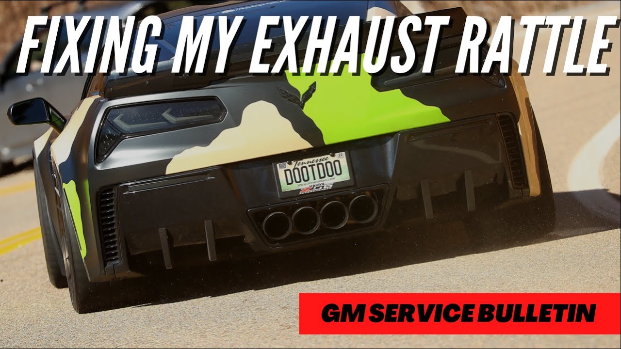 Fixing The Exhaust Rattle In My Corvette ***EASY FIX***