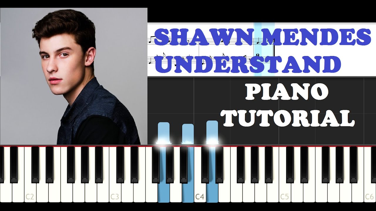Shawn Mendes - Understand (EASY Piano Tutorial, Different Colour Each Hand)