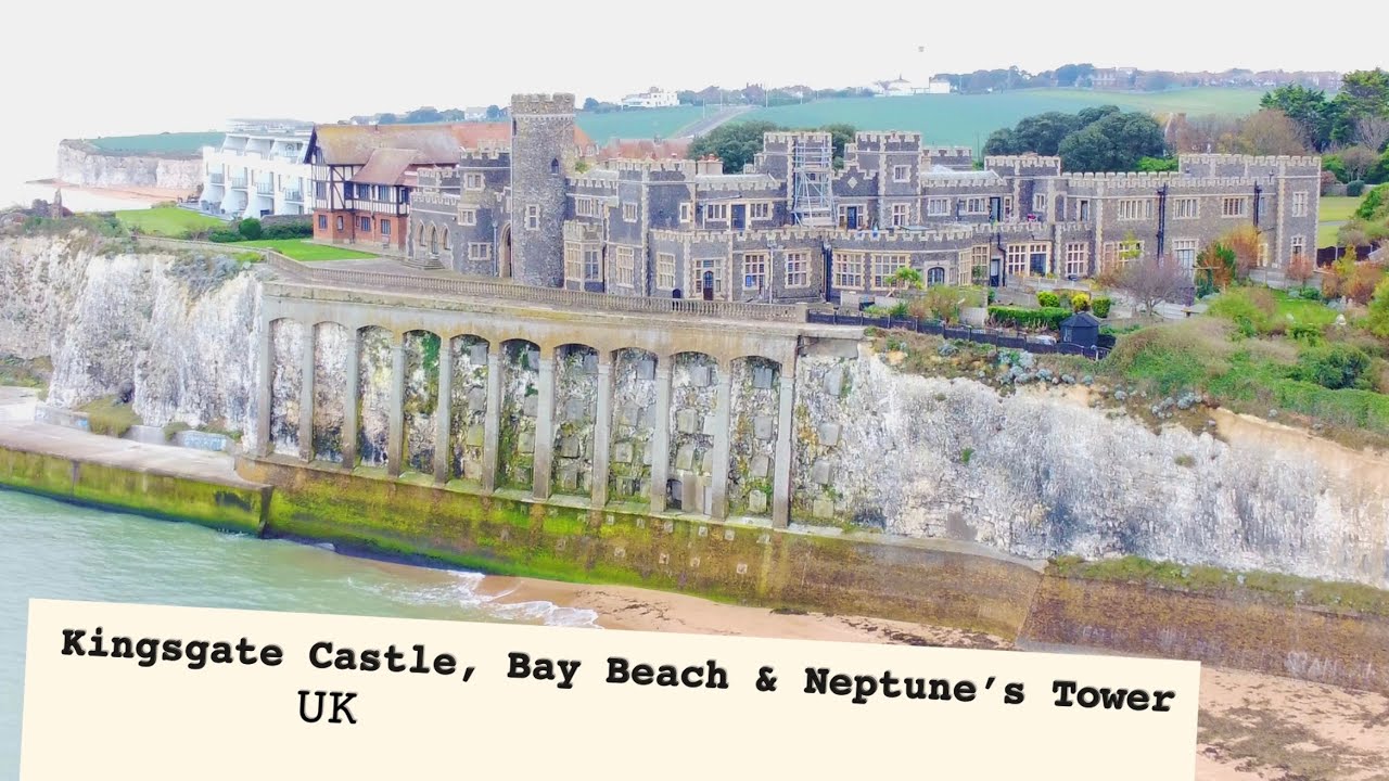 Flying over Kingsgate Castle | Botany Bay | UK