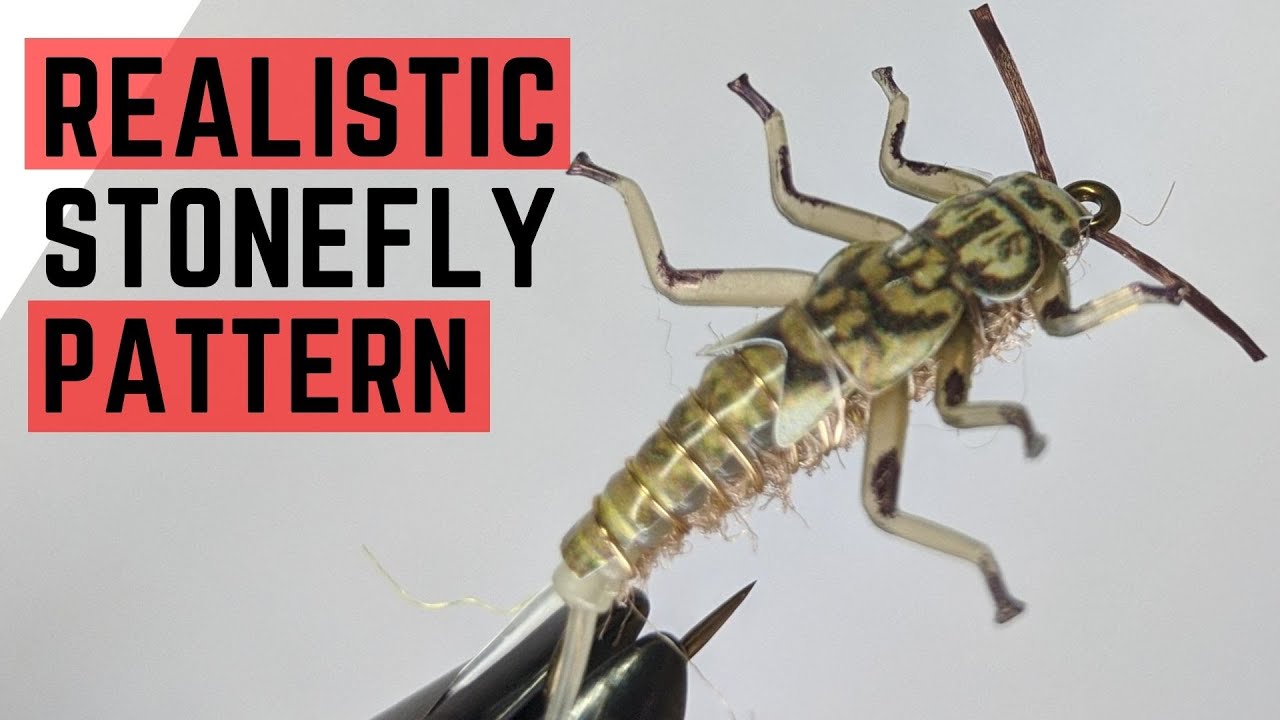 How To Tie a Realistic Stonefly Nymph Pattern! (using Hemingway's Fly Tying Products)