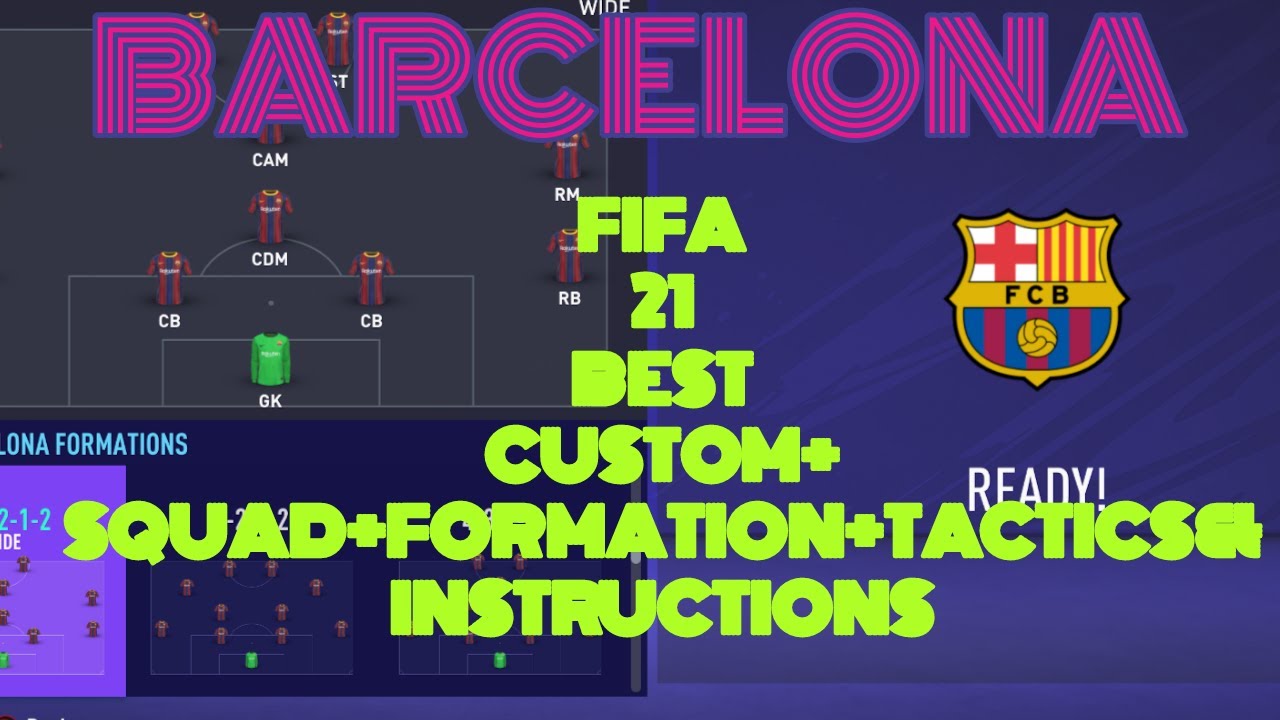 BARCELONA NEW KOEMAN TACTICS, INSTRUCTIONS IN FIFA 21 | META FORMATION. CAREER | LATEST UPDATE