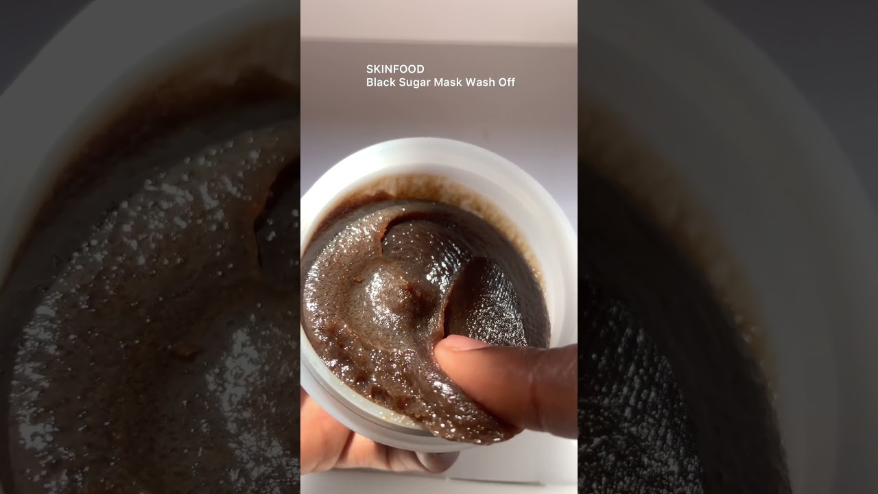 SKINFOOD Black Sugar Mask Wash Off #kbeauty #mask #blacksugar #skinfood