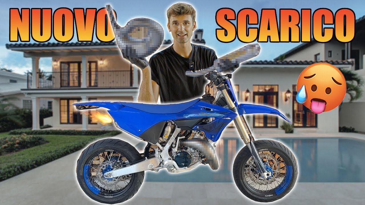NUOVO SCARICO per la YAMAHA YZ!! 💸+ CARBONIO 🔥- Project Yamaha EP2 🔥