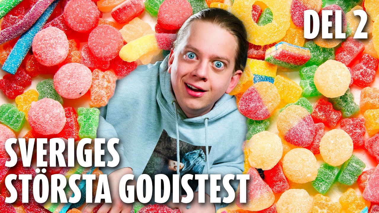 SVERIGES STÖRSTA GODISTEST | Sveriges suraste godis!
