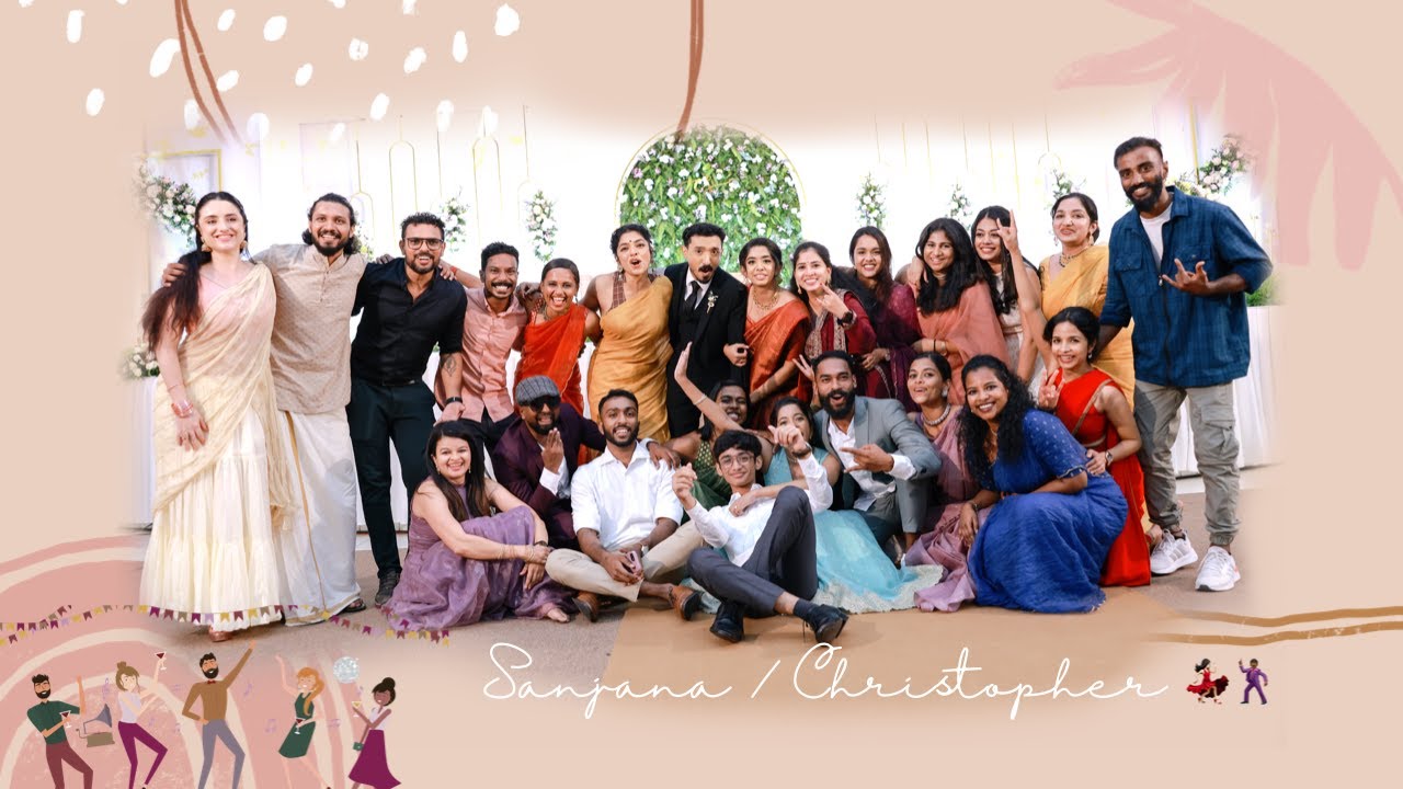 Best wedding dance performance by Sanjana/Chris and friends