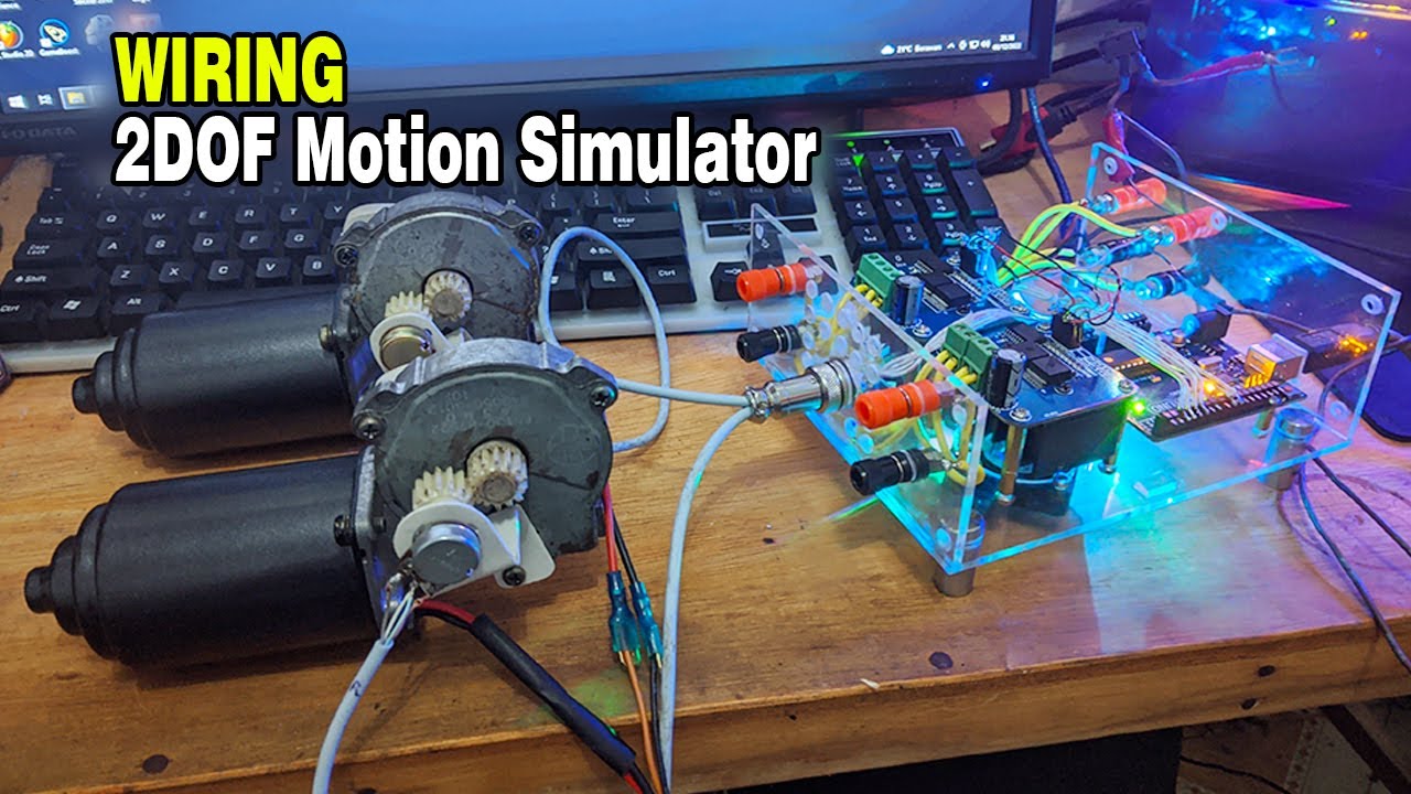 Wiring 2DOF Motion Simulator