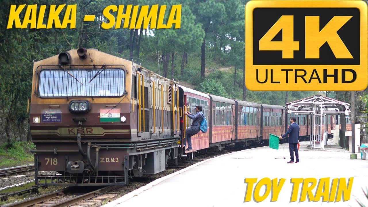 4K VIDEO | TOY TRAIN | KALKA SHIMLA | KUMARHATTI DAGSHAI