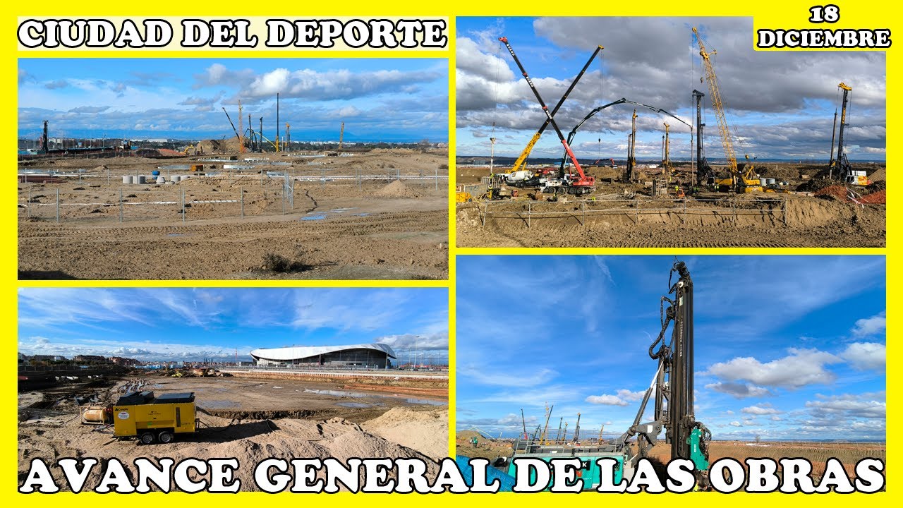 🚧 CIUDAD DEL DEPORTE: AS&Iacute; AVANZA EL CONJUNTO DE LAS OBRAS | DICIEMBRE 2025 🚧