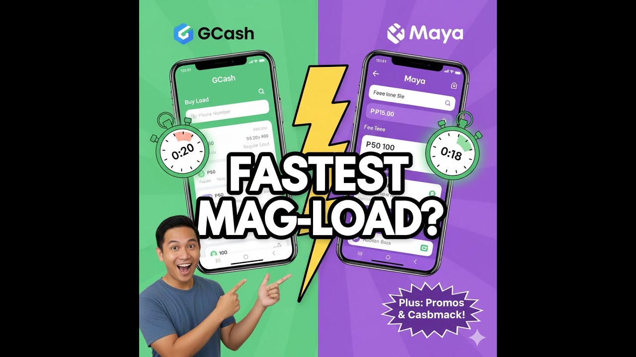 GCash vs Maya: Fastest Mag-Load ng Phone!