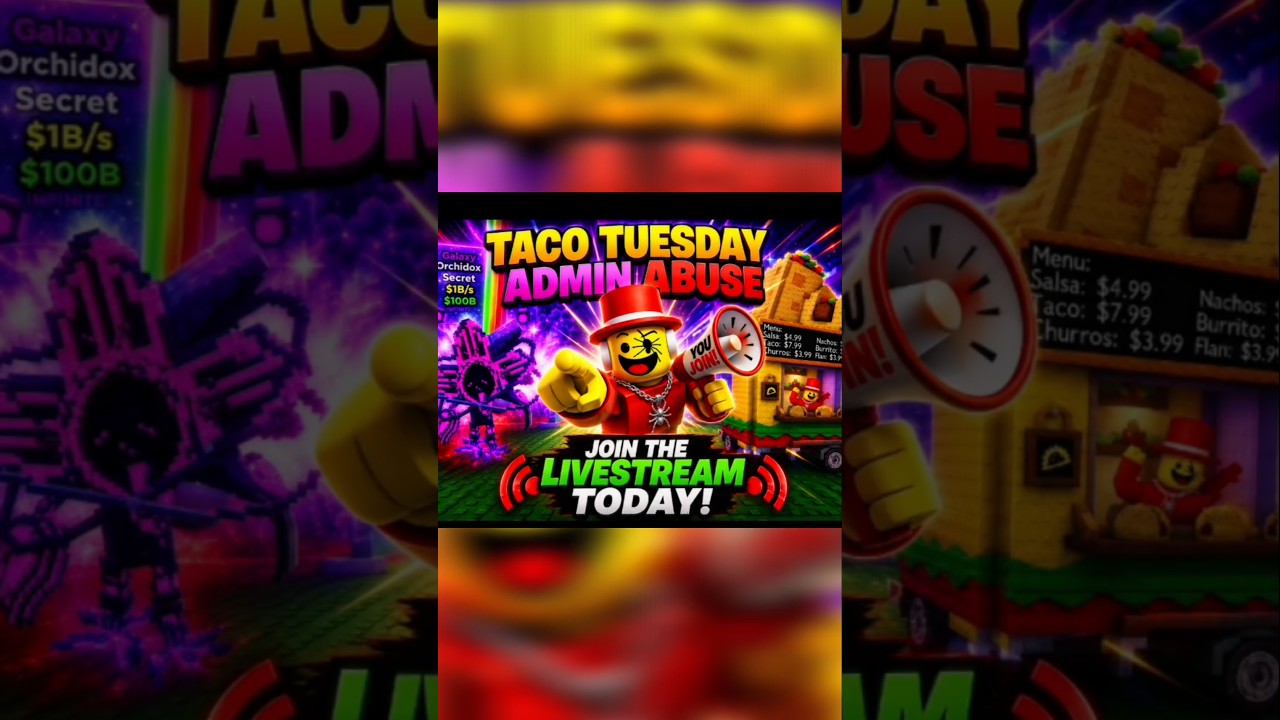 Today in Steal a Brainrot 🌮 Taco Tuesday ADMIN ABUSE! 🔥