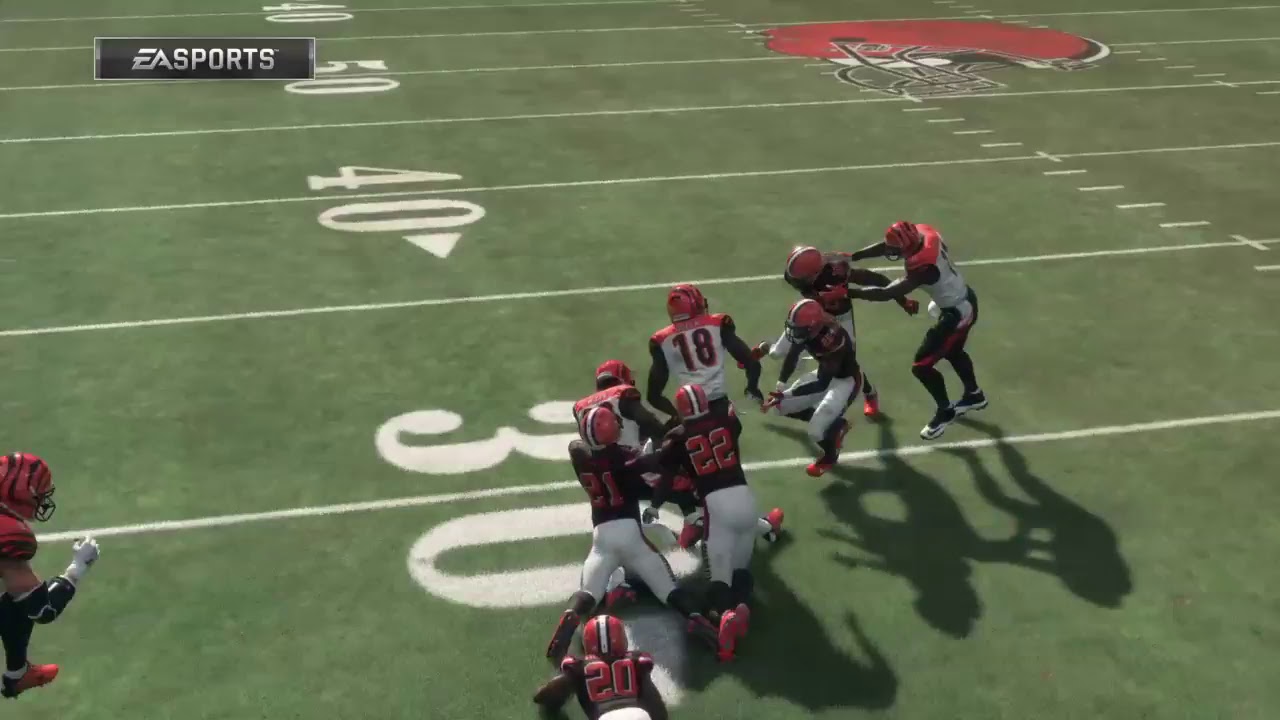 Madden 18 - Cincinnati Bengals vs Cleveland Browns - Full Game Simulation Nation